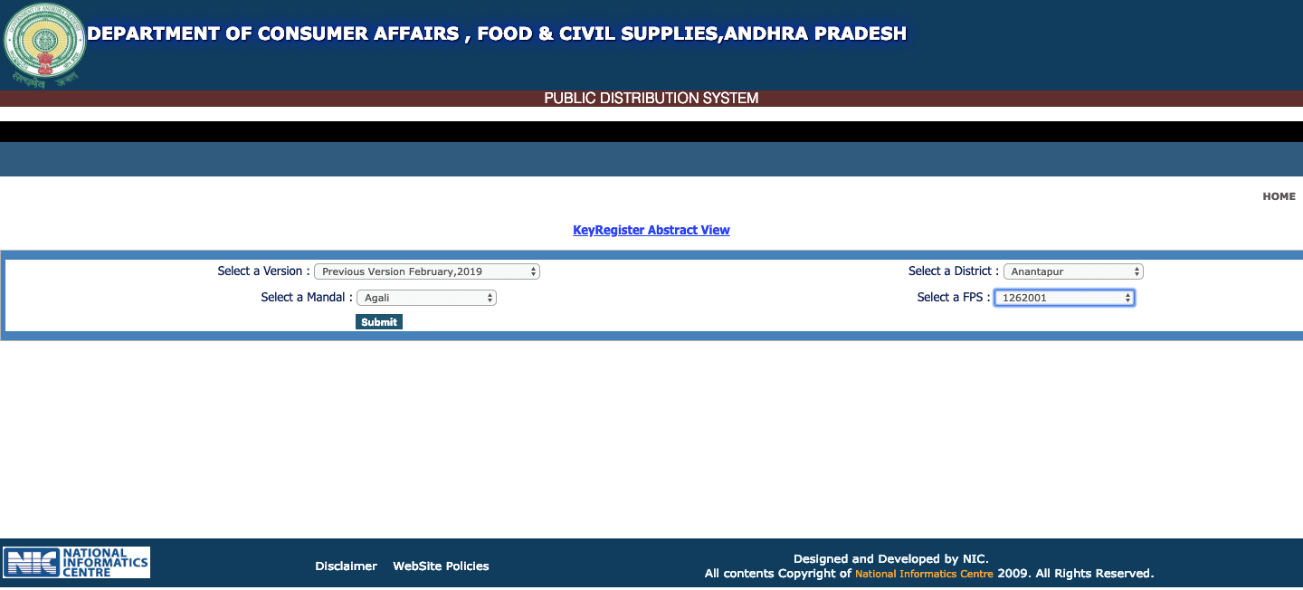 Ap Ration Card List