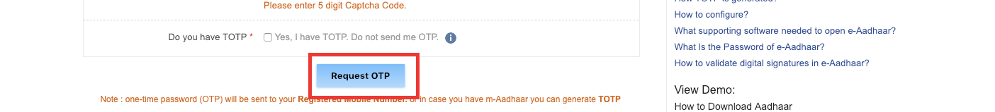 E-aadhar